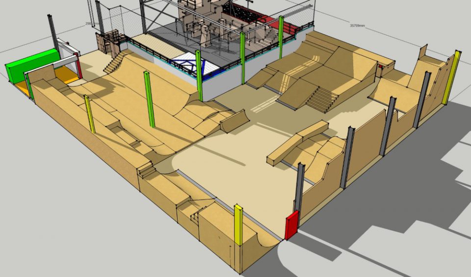 Skatehalle Regensburg 3D