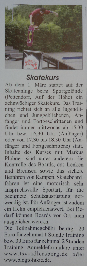 Skatekurs - Adrian fingerflip